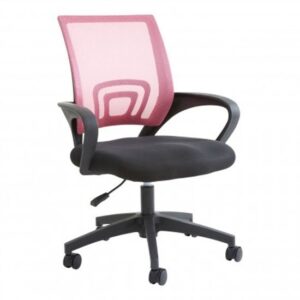 Velika Home And Office Chair In Pink With Armrest